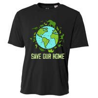 Save Our Home Animals Wildlife Conservation Earth Day 2024 Cooling Performance Crew T-Shirt