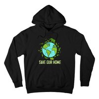 Save Our Home Animals Wildlife Conservation Earth Day 2024 Hoodie