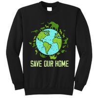 Save Our Home Animals Wildlife Conservation Earth Day 2024 Sweatshirt