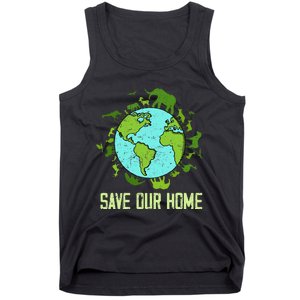 Save Our Home Animals Wildlife Conservation Earth Day 2024 Tank Top