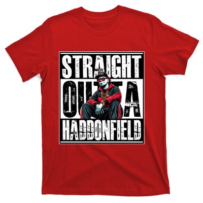 Straight Outta Haddonfield Michael Halloween Horror Character T-Shirt