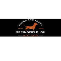 Springfield Ohio Hot Dog Harris Walz Election 2024 Bumper Sticker