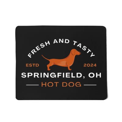 Springfield Ohio Hot Dog Harris Walz Election 2024 Mousepad