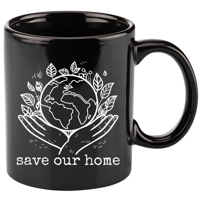Save Our Home Earth Day 11oz C Handle Ceramic Mug