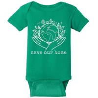 Save Our Home Earth Day Baby Bodysuit