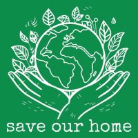 Save Our Home Earth Day Full Zip Hoodie