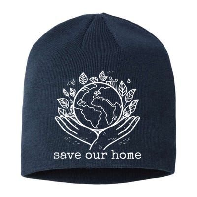 Save Our Home Earth Day Sustainable Beanie