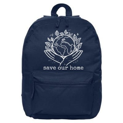 Save Our Home Earth Day 16 in Basic Backpack