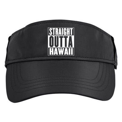 Straight Outta Hawaii Gift Cute Gift Adult Drive Performance Visor
