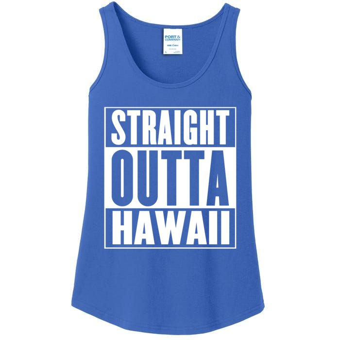 Straight Outta Hawaii Gift Cute Gift Ladies Essential Tank