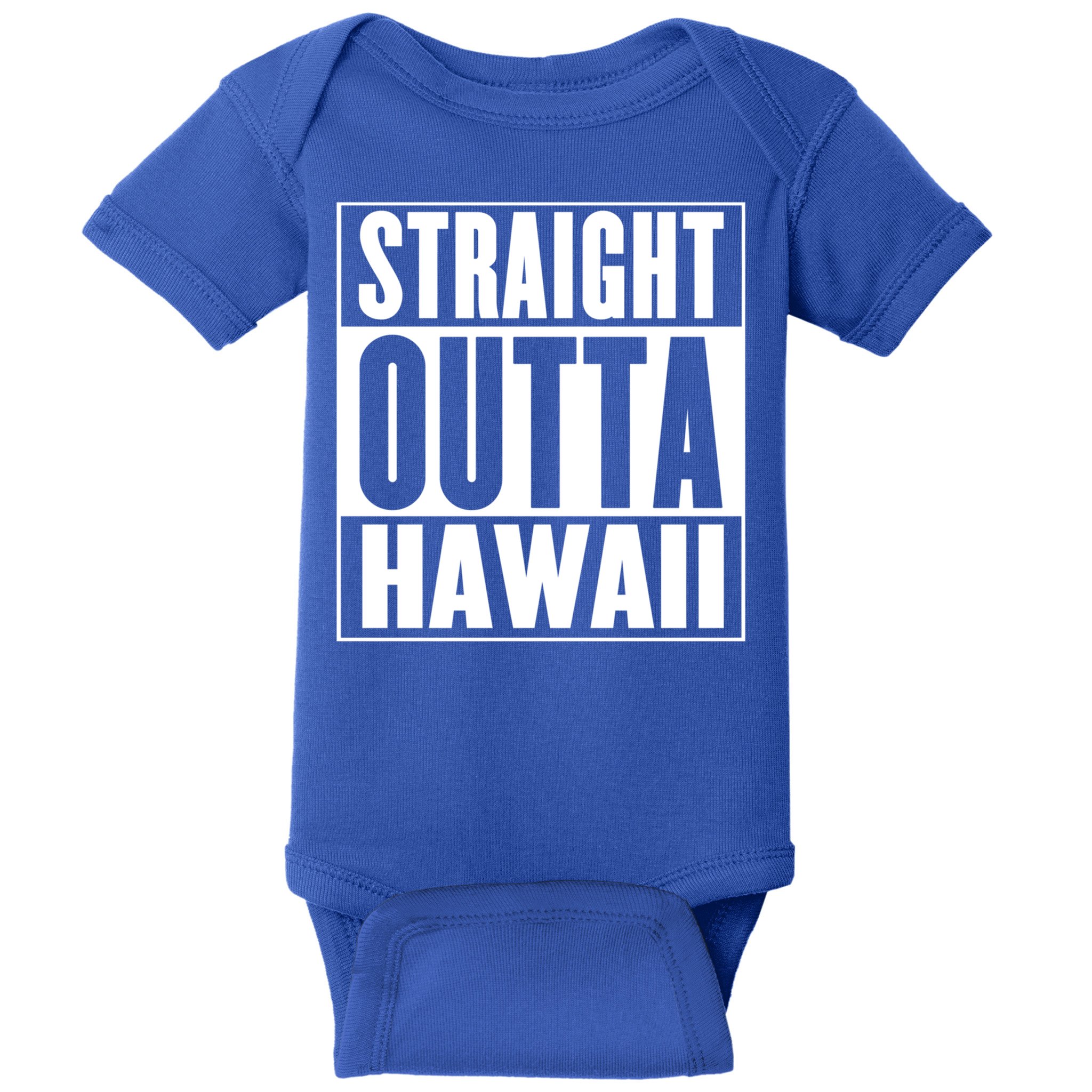 Straight Outta Hawaii Gift Cute Gift Baby Bodysuit