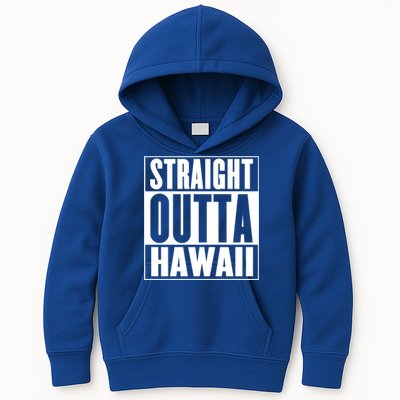 Straight Outta Hawaii Gift Cute Gift Kids Hoodie