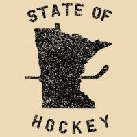 State Of Hockey Minnesota Drawstring Bag