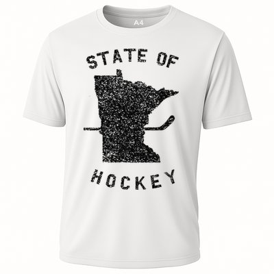 State Of Hockey Minnesota Cooling Performance Crew T-Shirt