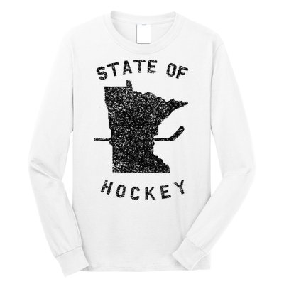 State Of Hockey Minnesota Long Sleeve Shirt