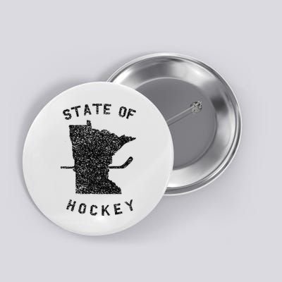 State Of Hockey Minnesota Button