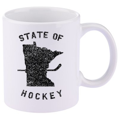 State Of Hockey Minnesota 11oz C Handle Ceramic Mug