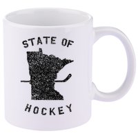 State Of Hockey Minnesota 11oz C Handle Ceramic Mug