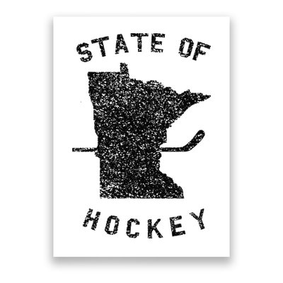 State Of Hockey Minnesota Poster