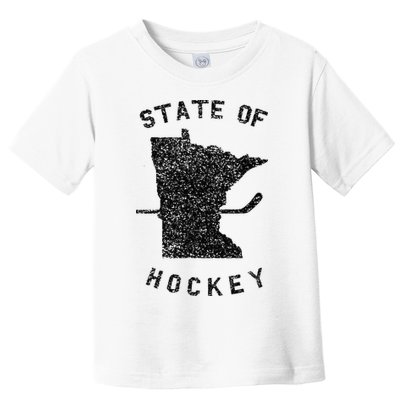 State Of Hockey Minnesota Toddler T-Shirt