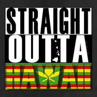 Straight Outta Hawaii Flag By Hawaii Nei All Day Gift 7 Panel Mesh Trucker Snapback Hat