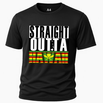 Straight Outta Hawaii Flag By Hawaii Nei All Day Gift Performance Shirt
