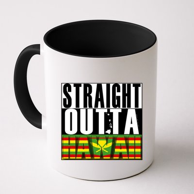 Straight Outta Hawaii Flag By Hawaii Nei All Day Gift Mug