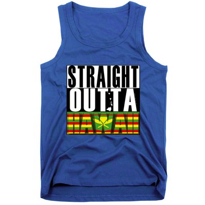 Straight Outta Hawaii Flag By Hawaii Nei All Day Gift Tank Top