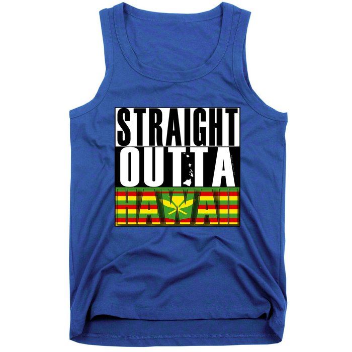 Straight Outta Hawaii Flag By Hawaii Nei All Day Gift Tank Top