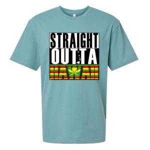 Straight Outta Hawaii Flag By Hawaii Nei All Day Gift Sueded Cloud Jersey T-Shirt