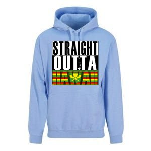 Straight Outta Hawaii Flag By Hawaii Nei All Day Gift Unisex Surf Hoodie