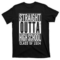 Straight Outta High School Graduation Class Of 2024 Grad T-Shirt