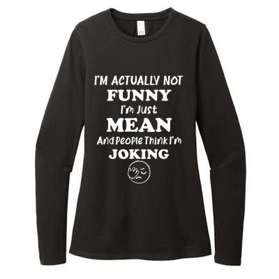 Sarcasm Office Humor IM Actually Not Womens CVC Long Sleeve Shirt