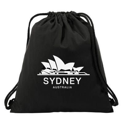 Sydney Opera House Iconic Australia Landmark Sydney Icons Drawstring Bag
