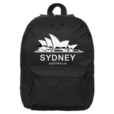 Sydney Opera House Iconic Australia Landmark Sydney Icons 16 in Basic Backpack