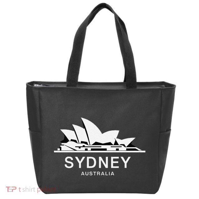 Sydney Opera House Iconic Australia Landmark Sydney Icons Zip Tote Bag