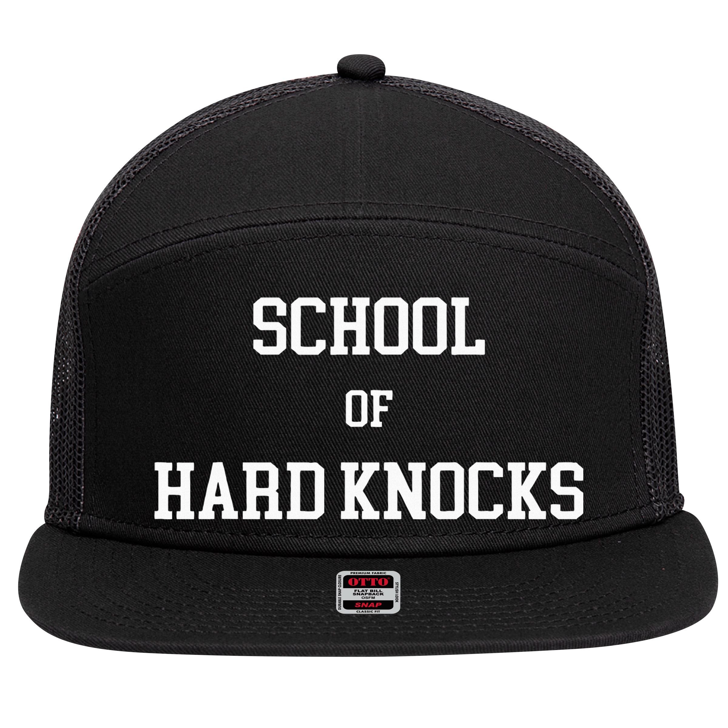 School Of Hard Knocks 7 Panel Mesh Trucker Snapback Hat