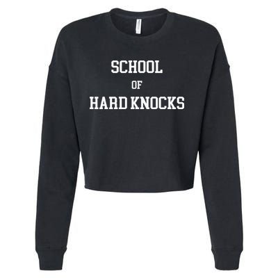 School Of Hard Knocks Cropped Pullover Crew