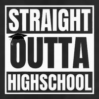 Straight Outta Highschool Graduation First Day Of School Adult Drive Performance Visor