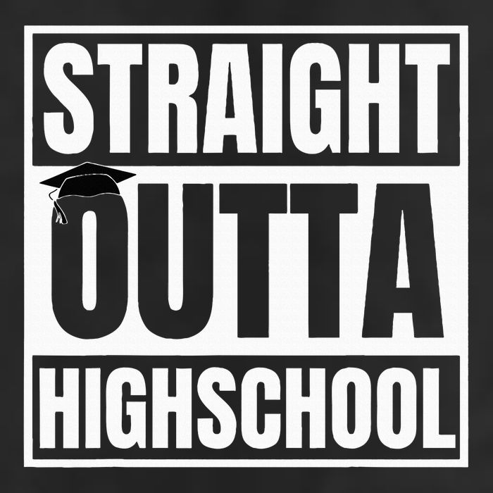 Straight Outta Highschool Graduation First Day Of School Adult Drive Performance Visor