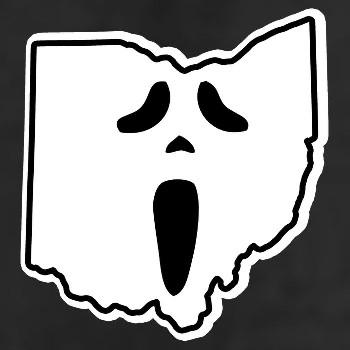 Scream Ohio Halloween 7 Panel Mesh Trucker Snapback Hat