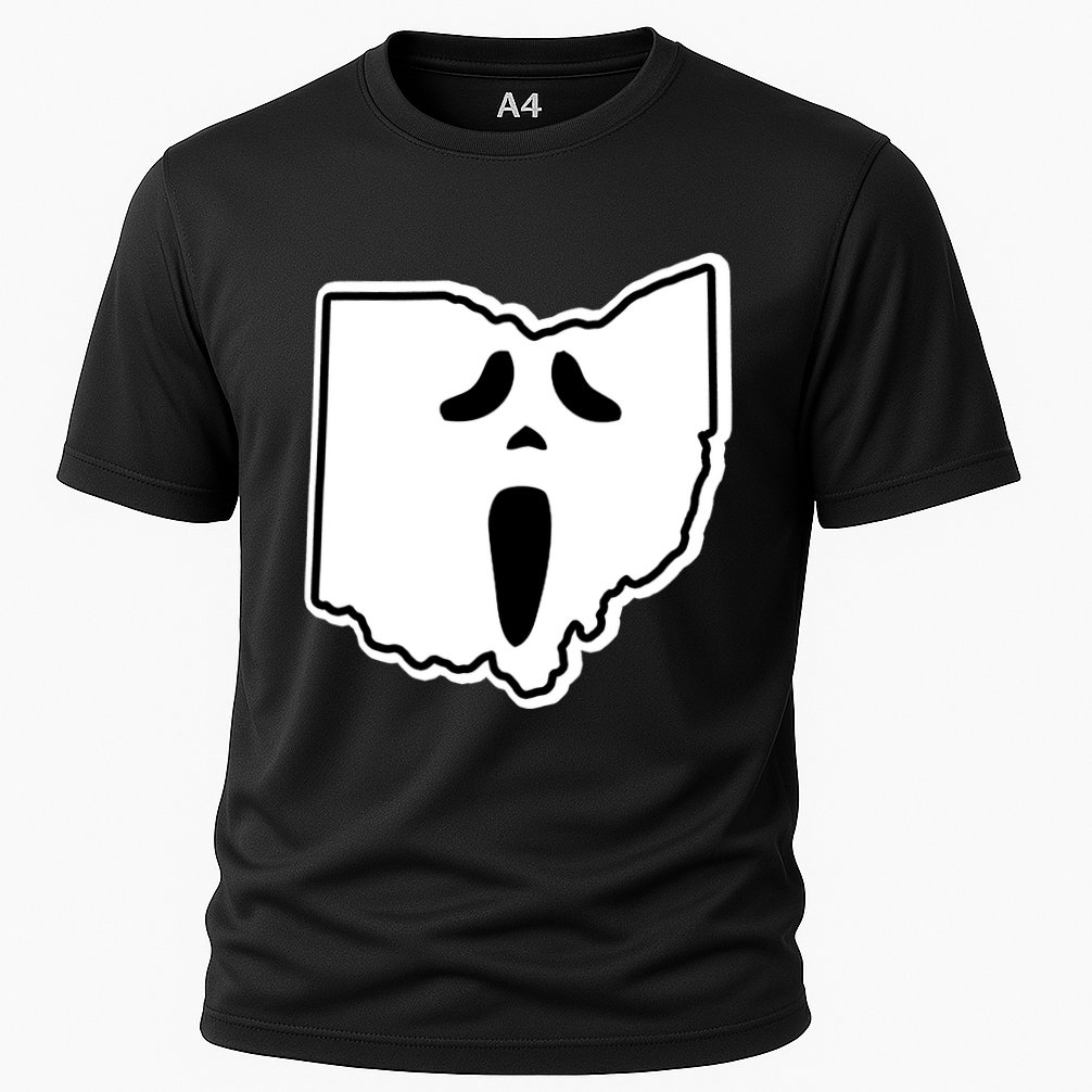 Scream Ohio Halloween Cooling Performance Crew T-Shirt