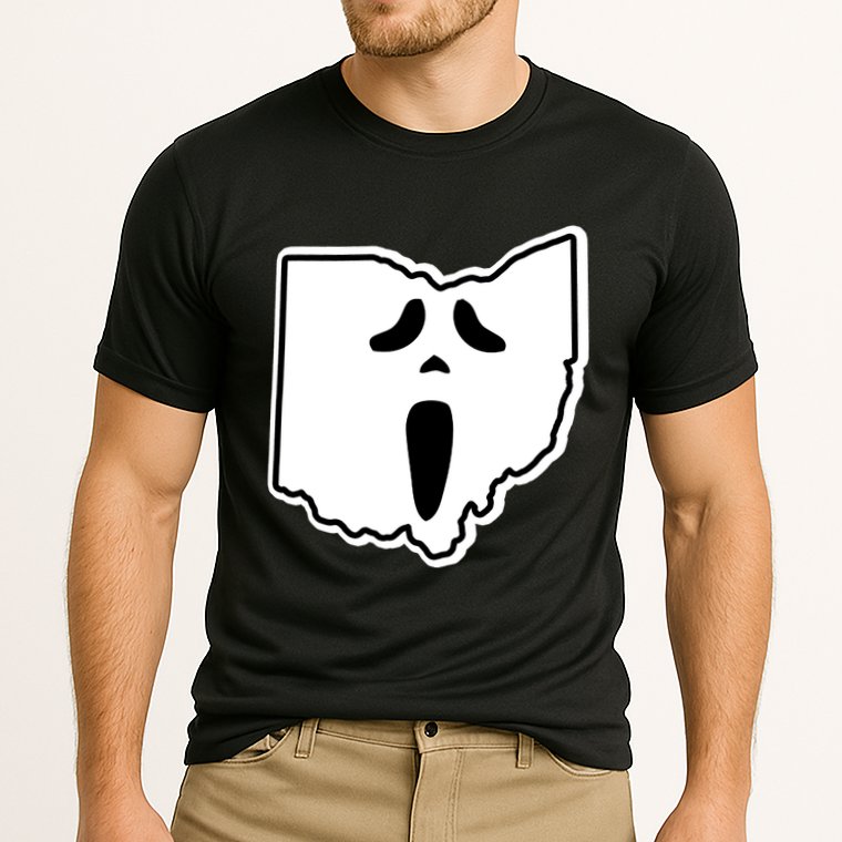 Scream Ohio Halloween Cooling Performance Crew T-Shirt