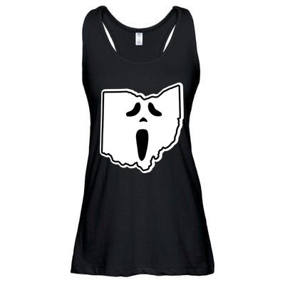 Scream Ohio Halloween Ladies Essential Flowy Tank
