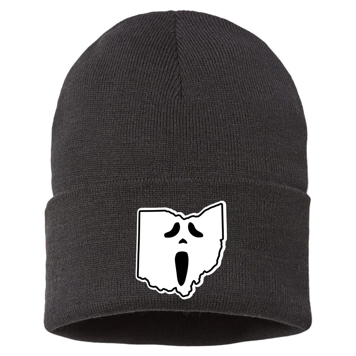 Scream Ohio Halloween Sustainable Knit Beanie