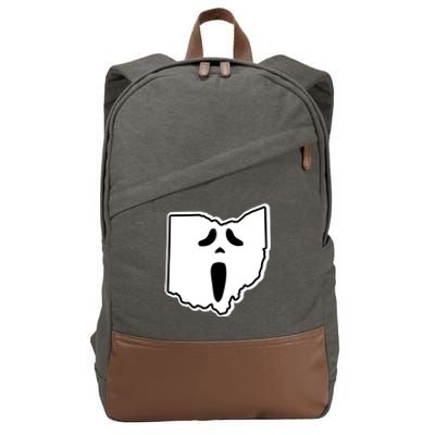 Scream Ohio Halloween Cotton Canvas Backpack