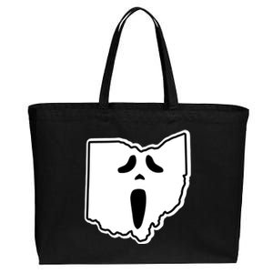 Scream Ohio Halloween Cotton Canvas Jumbo Tote