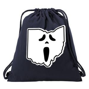 Scream Ohio Halloween Drawstring Bag