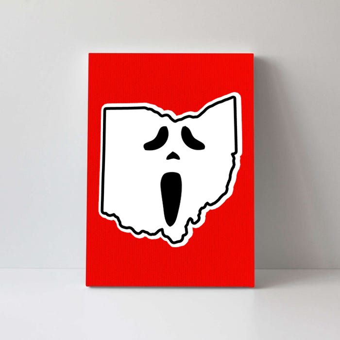 Scream Ohio Halloween Canvas