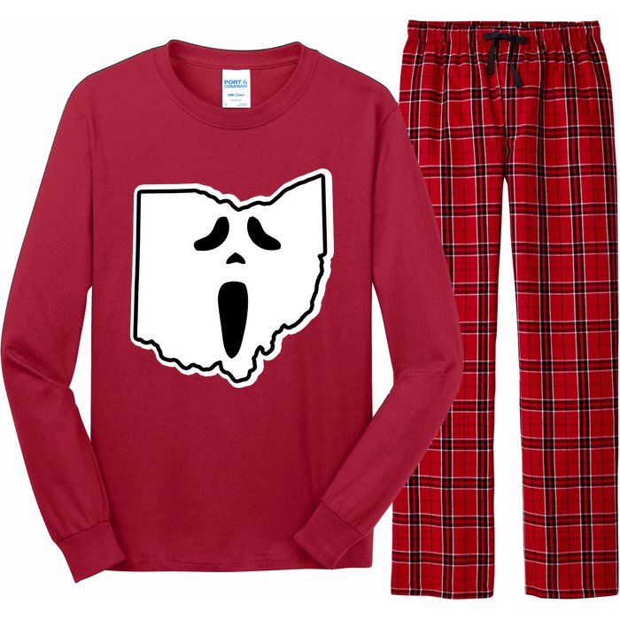 Scream Ohio Halloween Long Sleeve Pajama Set